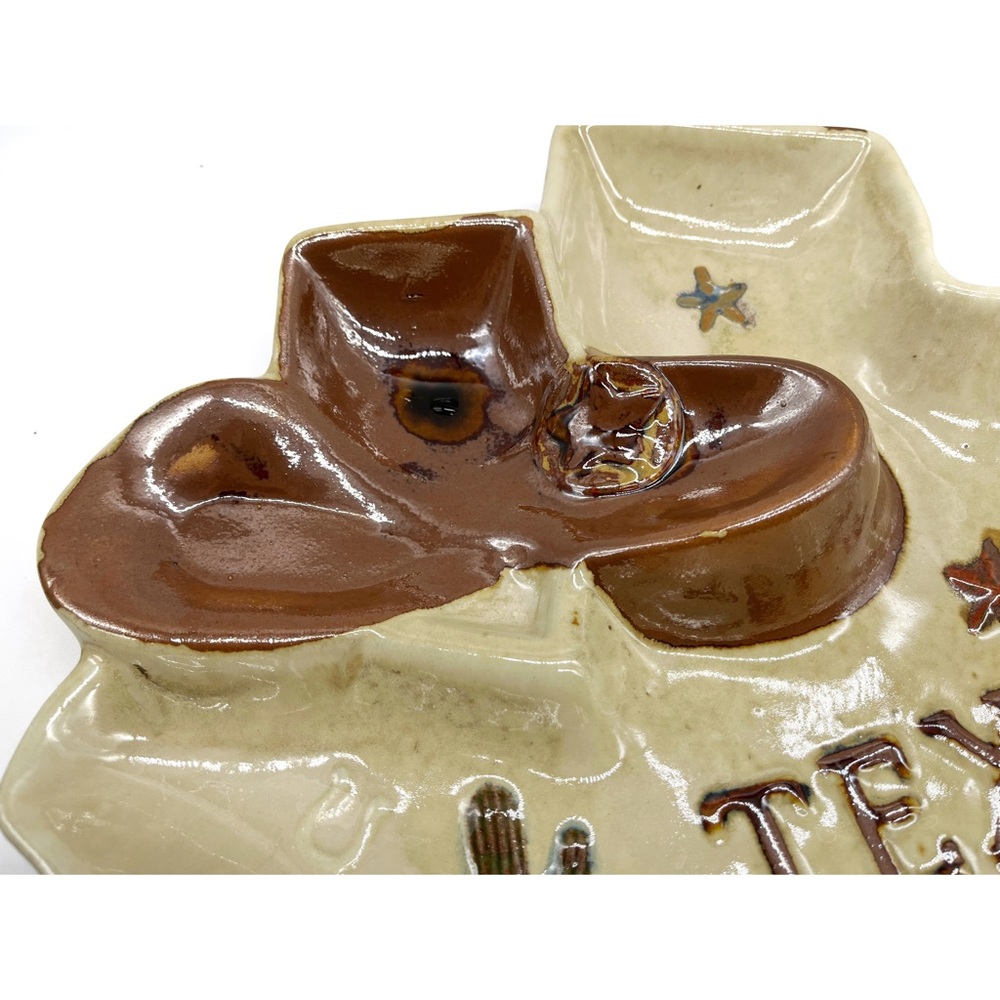 Homestudio Canyon Ranch Nacho Dip Serving Platter Texas State Homestead Tray - Picture 2 of 5